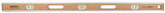 Johnson Eco-Tech Series 1610-4800 Bamboo Level, 48 in L, 6-Vial, Non-magnetic, Wood, Brown